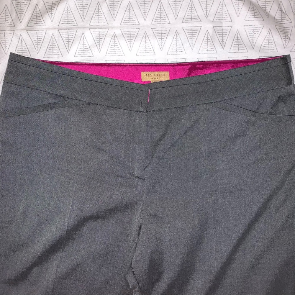 Flawless Ted Baker straight-leg wool pants sz 12